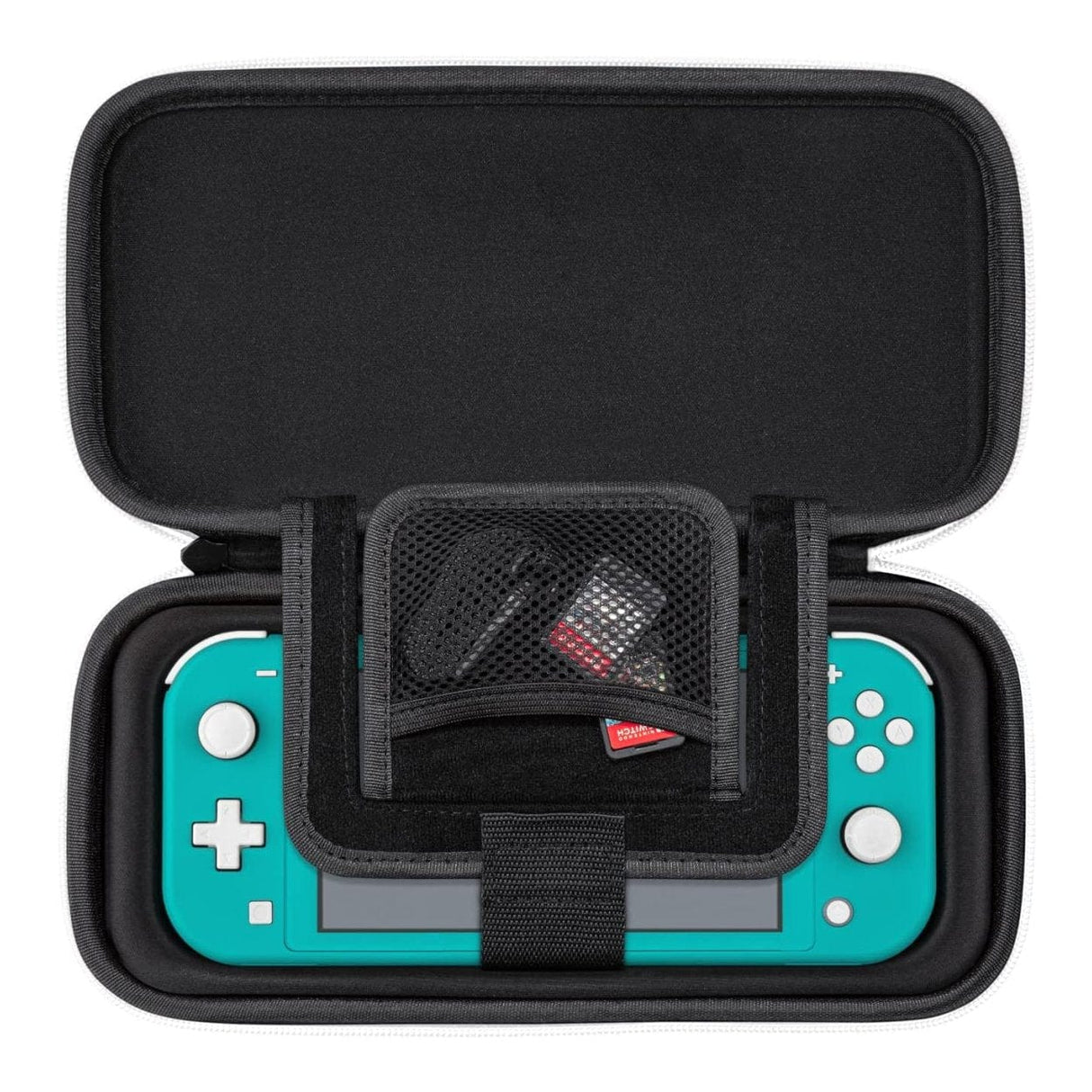 PDP Slim Deluxe Travel Case for Nintendo Switch Black and White 500-218-BW