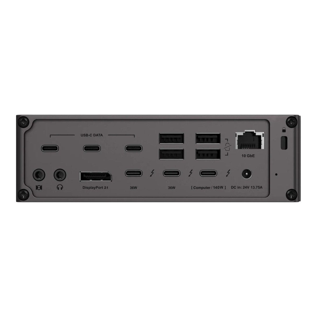CalDigit TS5 Plus Thunderbolt 5 Docking Station with 330W PSU and 1m Cable - Space Grey
