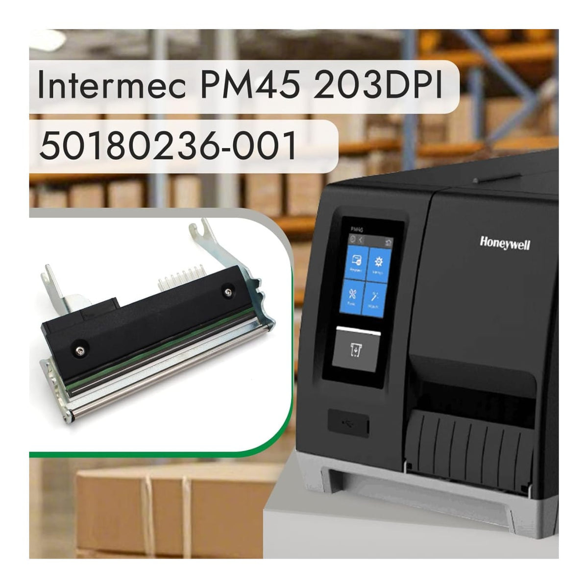 Honeywell PM45 Printhead for Intermec 50180236-001