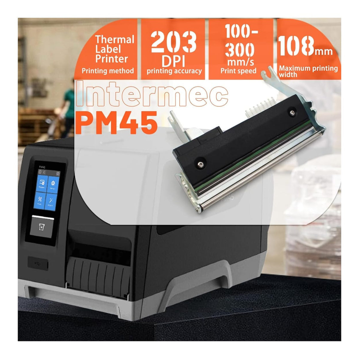 Honeywell PM45 Printhead for Intermec 50180236-001