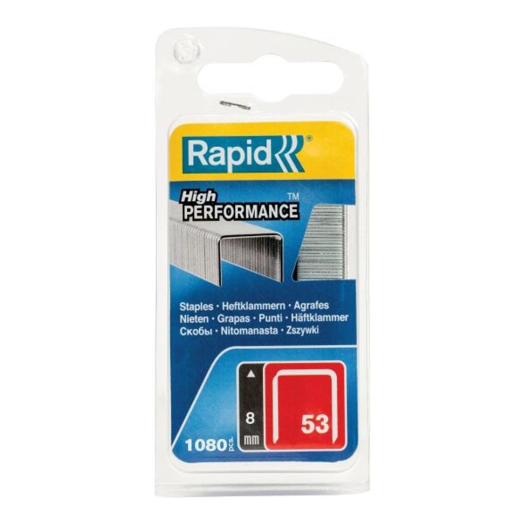 Rapid 8mm Galvanised Staples - 1080 Staples 50456