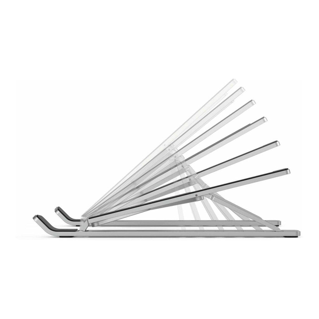 Durable Premium Aluminium Foldable Notebook Stand Silver 505123