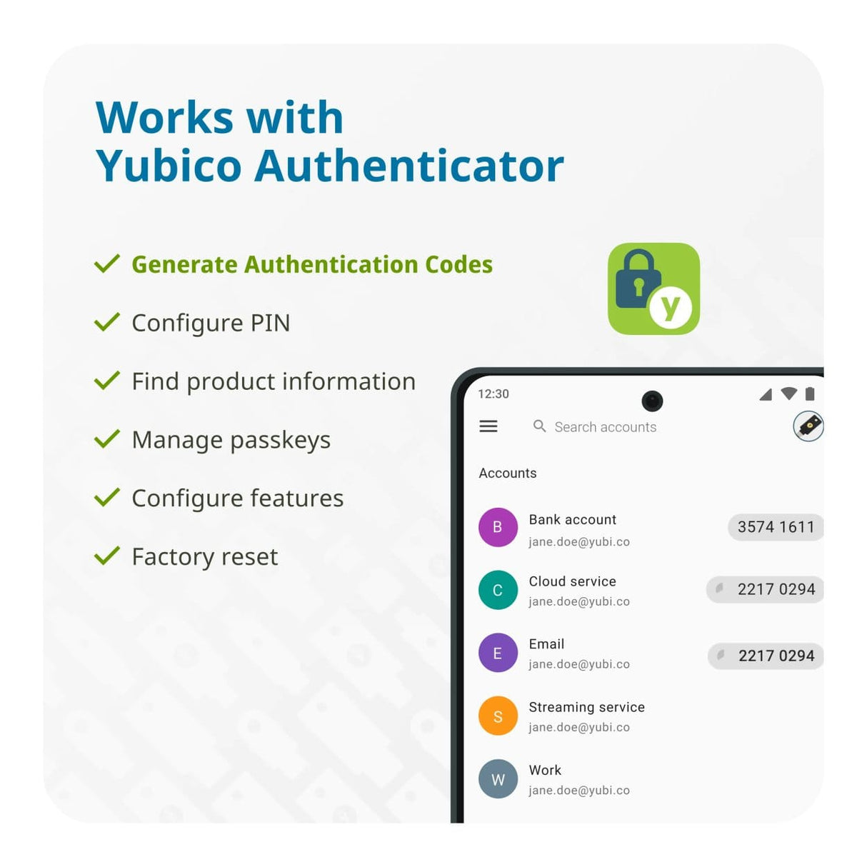 Yubico YubiKey 5C NFC MFA Security Key