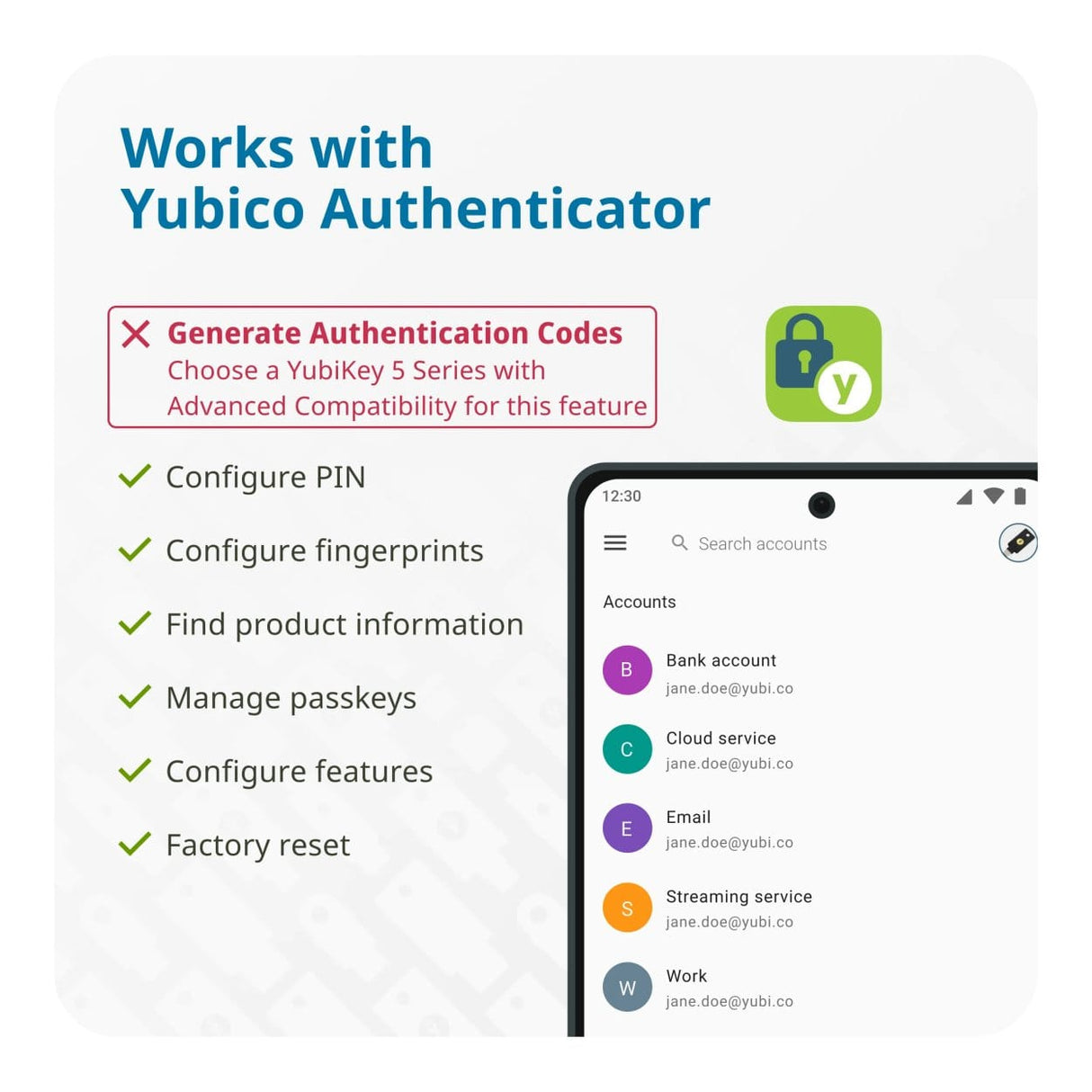 Yubico YubiKey C Bio FIDO Edition MFA Security Key