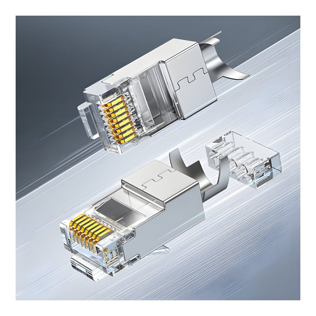 Ugreen Cat7 FTP RJ45 Modular Plugs 10-pieces 50634