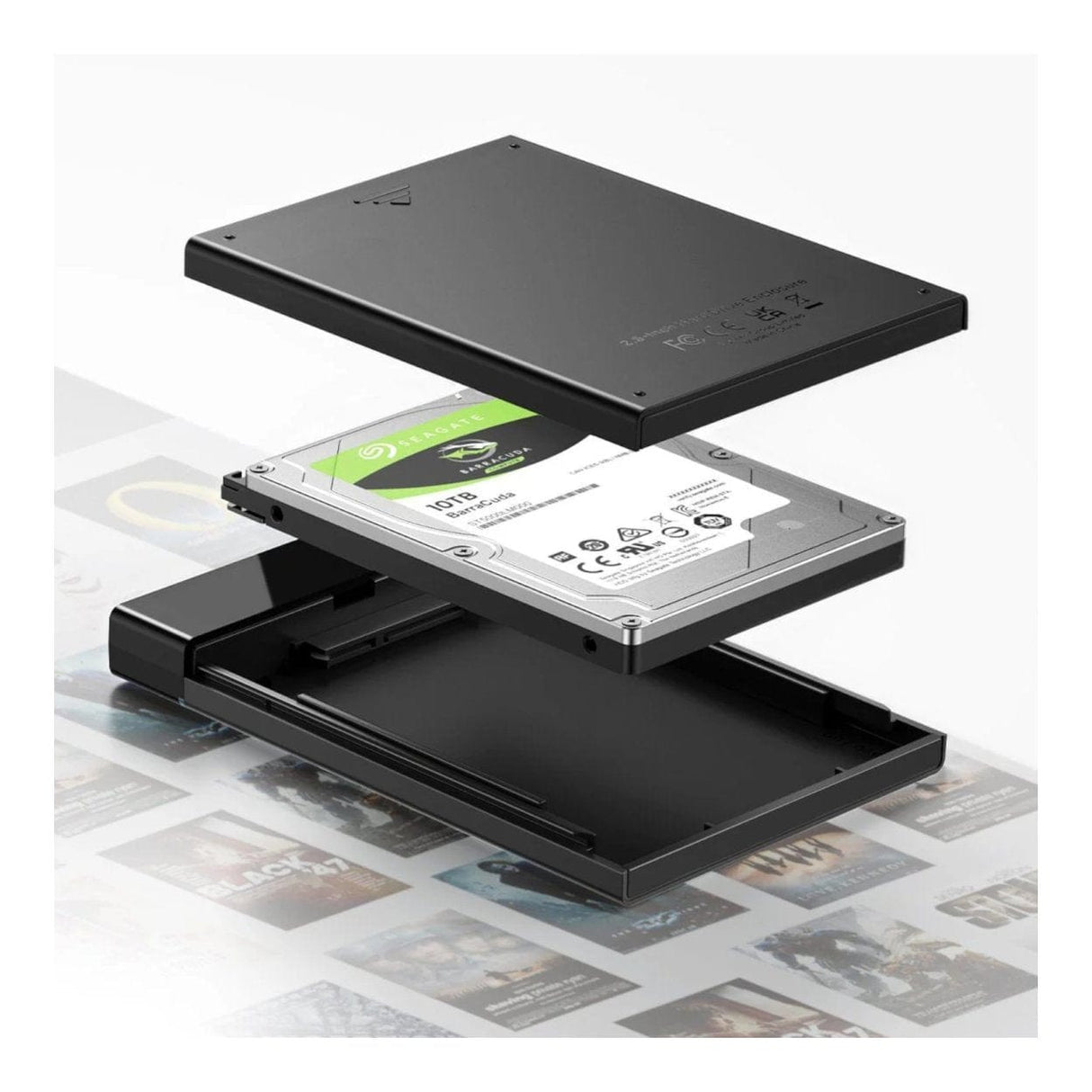 Ugreen USB-C 2.5-inch SATA III External Hard Drive Enclosure 50743