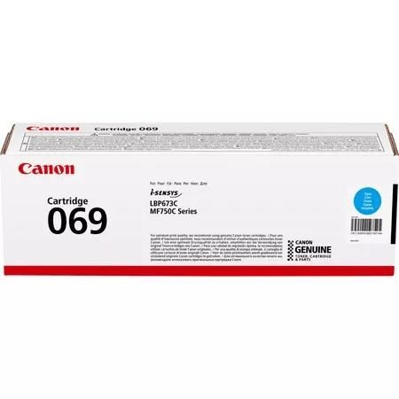 Canon 069 Cyan Toner Cartridge 1,900 Pages Original 5093C002 Single-pack