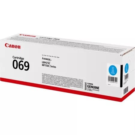 Canon 069 Cyan Toner Cartridge 1,900 Pages Original 5093C002 Single-pack
