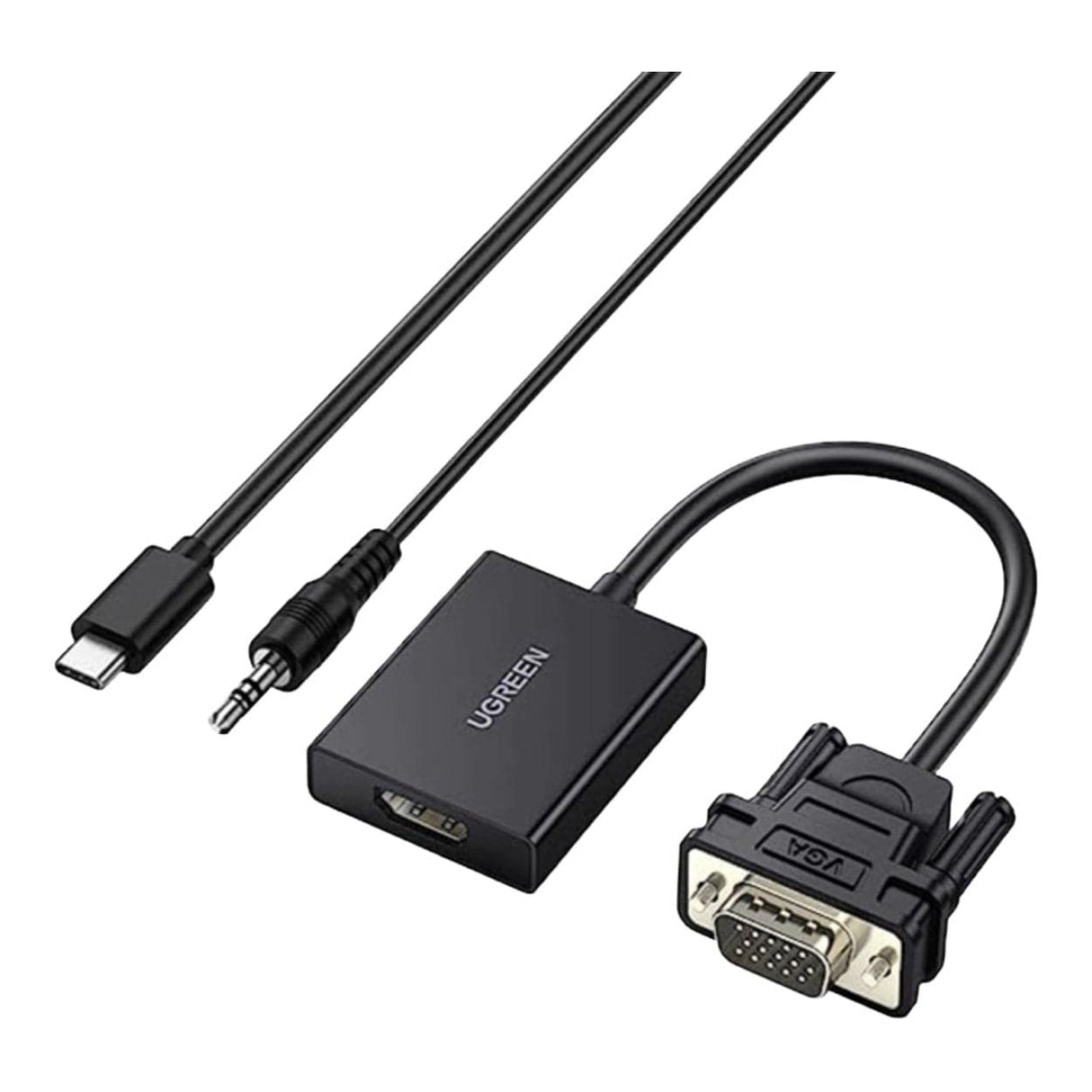 Ugreen VGA Male to HDMI to Female 1080P Full HD Converter Black 50945