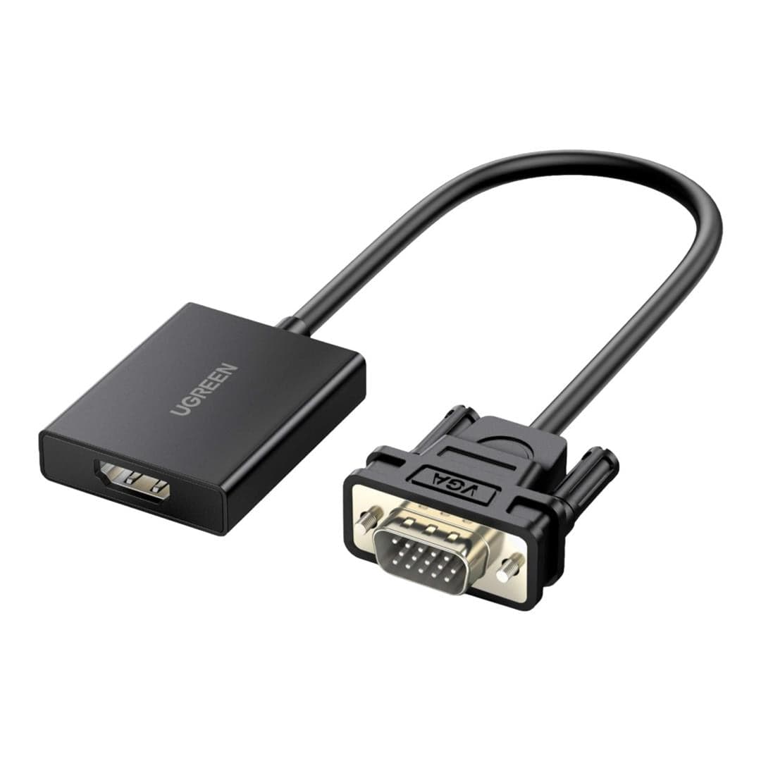 Ugreen VGA Male to HDMI to Female 1080P Full HD Converter Black 50945