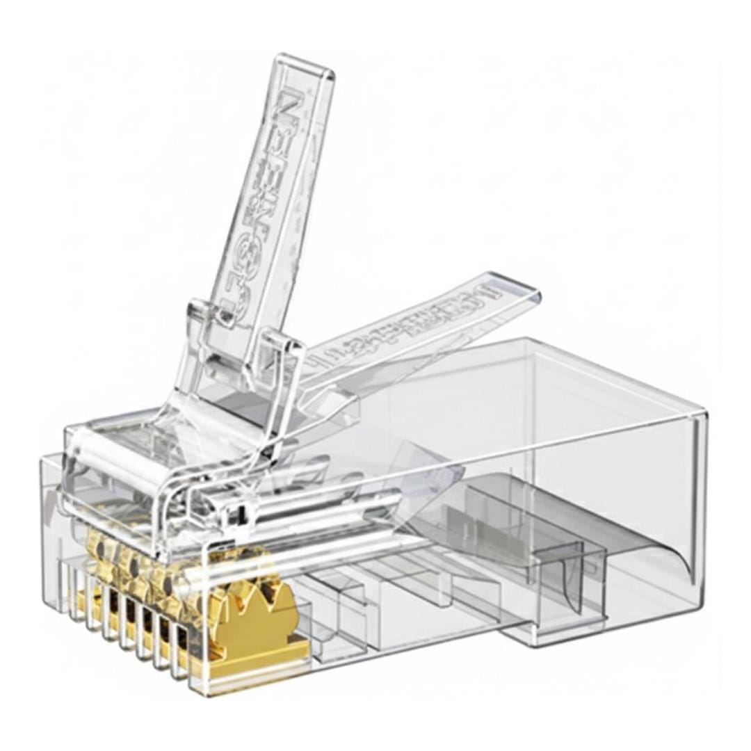 Ugreen Cat6 RJ45 Modular Plugs 50-pieces Transparent 50962