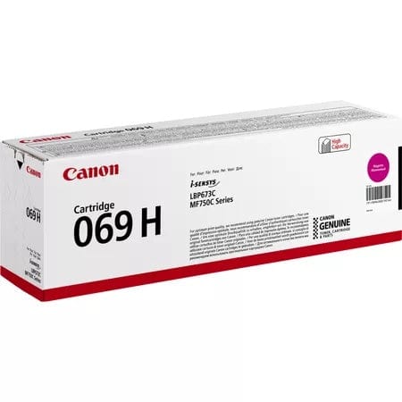 Canon 069H Magenta Toner Cartridge 5,500 Pages Original 5096C002 Single-pack