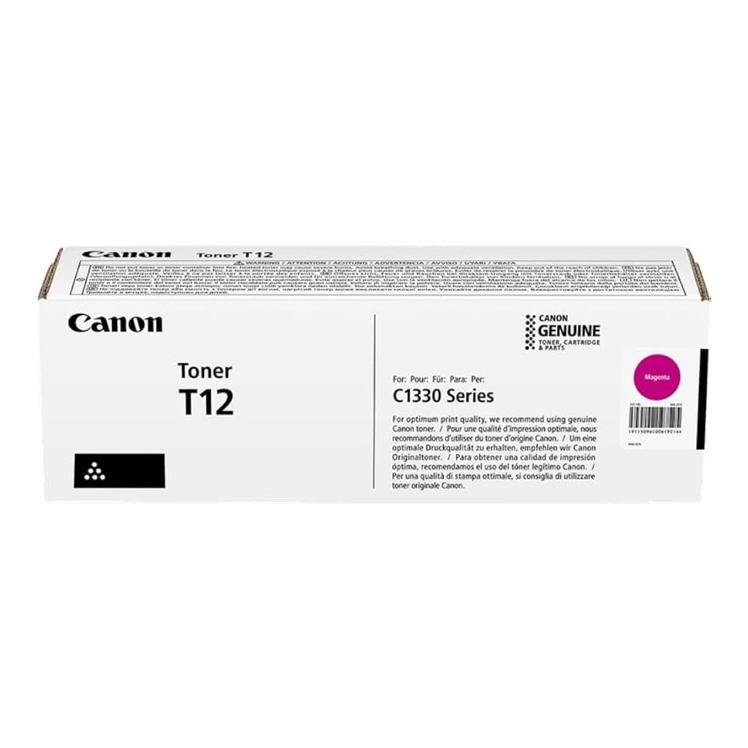 Canon T12 Magenta Toner Cartridge 5,300 Pages Original 5096C006 Single-pack