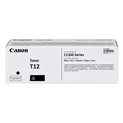 Canon T12 Black Toner Cartridge 5,300 Pages Original 5098C006 Single-pack