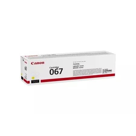 Canon 067 Yellow Toner Cartridge 1,250 Pages Original 5099C002 Single-pack