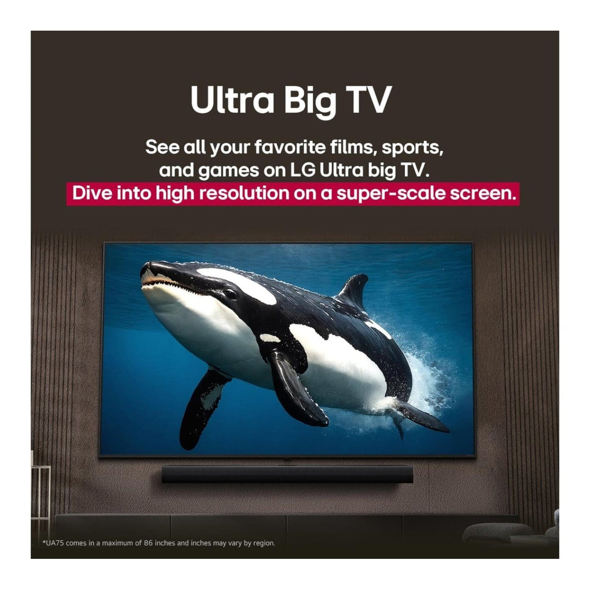 LG UA80 50-inch AI 4K UHD webOS25 Smart TV 50UA80006LC