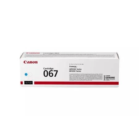Canon 067 Cyan Toner Cartridge 1,250 Pages Original 5101C002 Single-pack