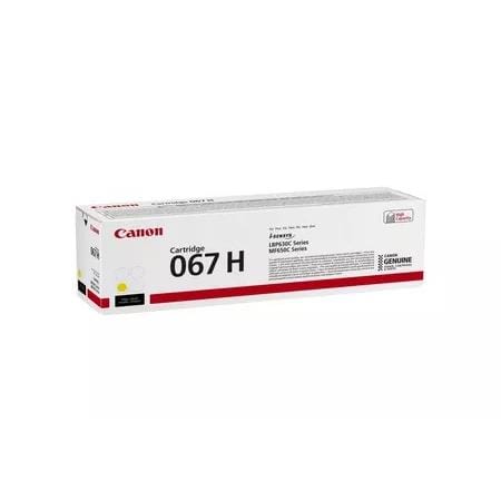 Canon 067H Yellow Toner Cartridge 2,350 Pages Original 5103C002 Single-pack