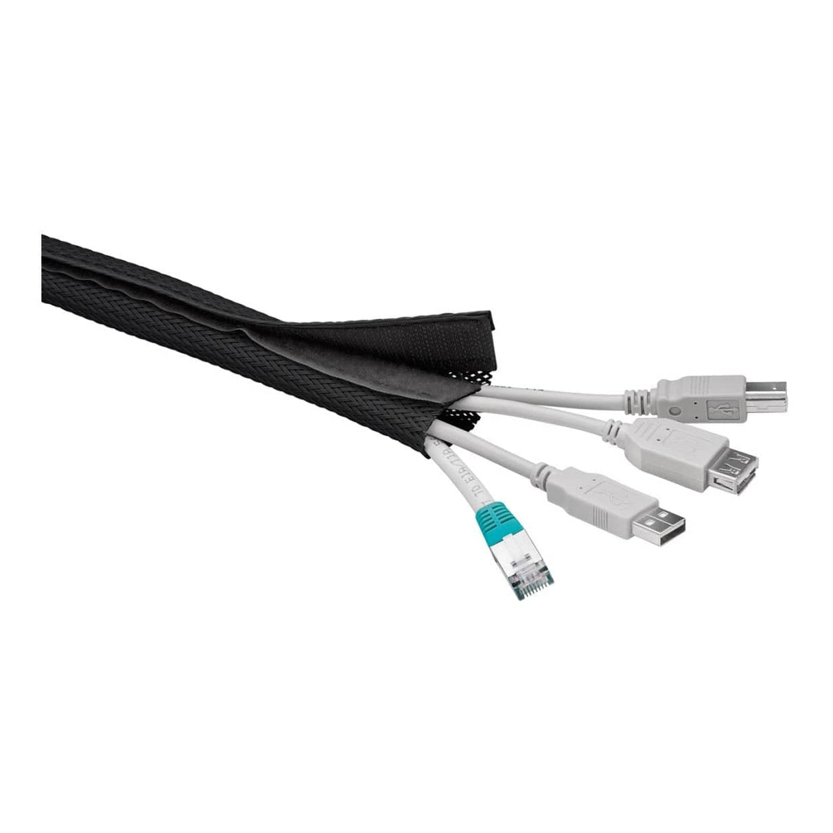 Goobay 1.8m Wire Sleeve Cable Guide Black 51919
