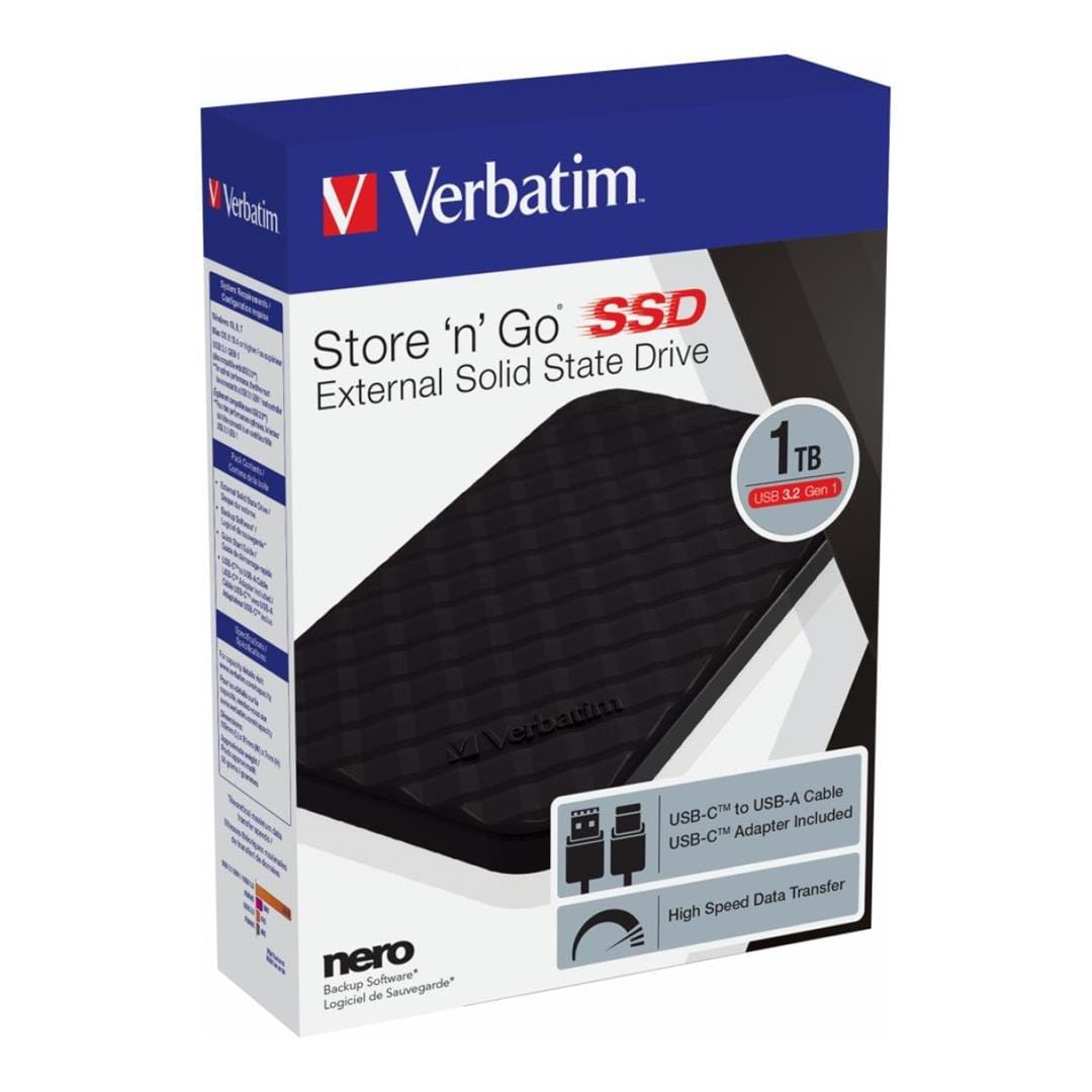 Verbatim Store 'n' Go 1TB Gen 1 External SSD 53230
