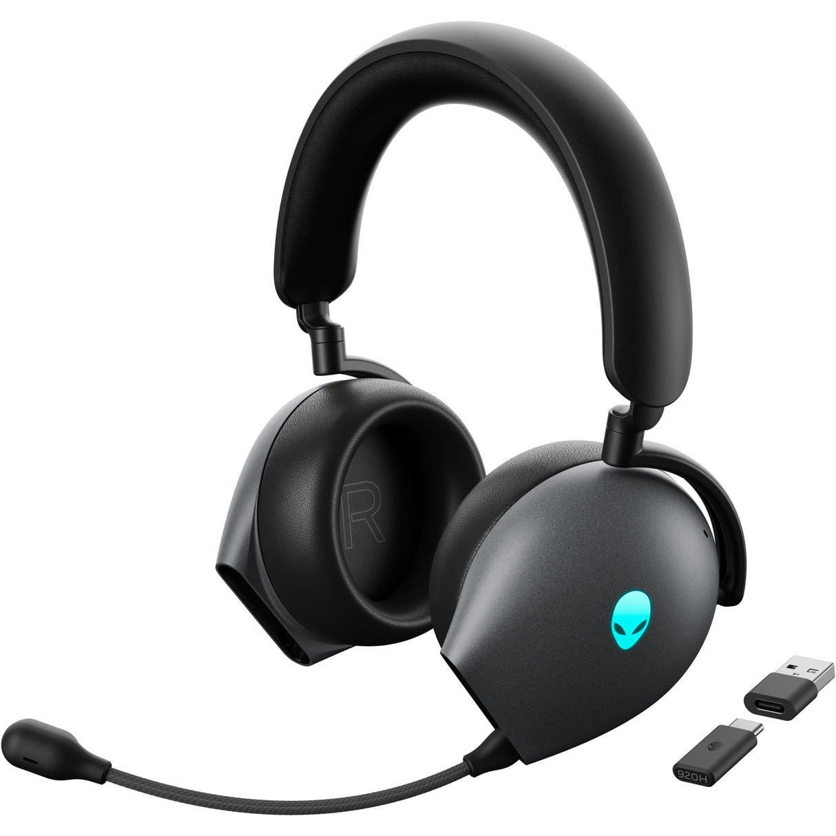 Alienware AW920H Tri-Mode Wireless Gaming Headset - Dark Side of the Moon 545-BBDQ