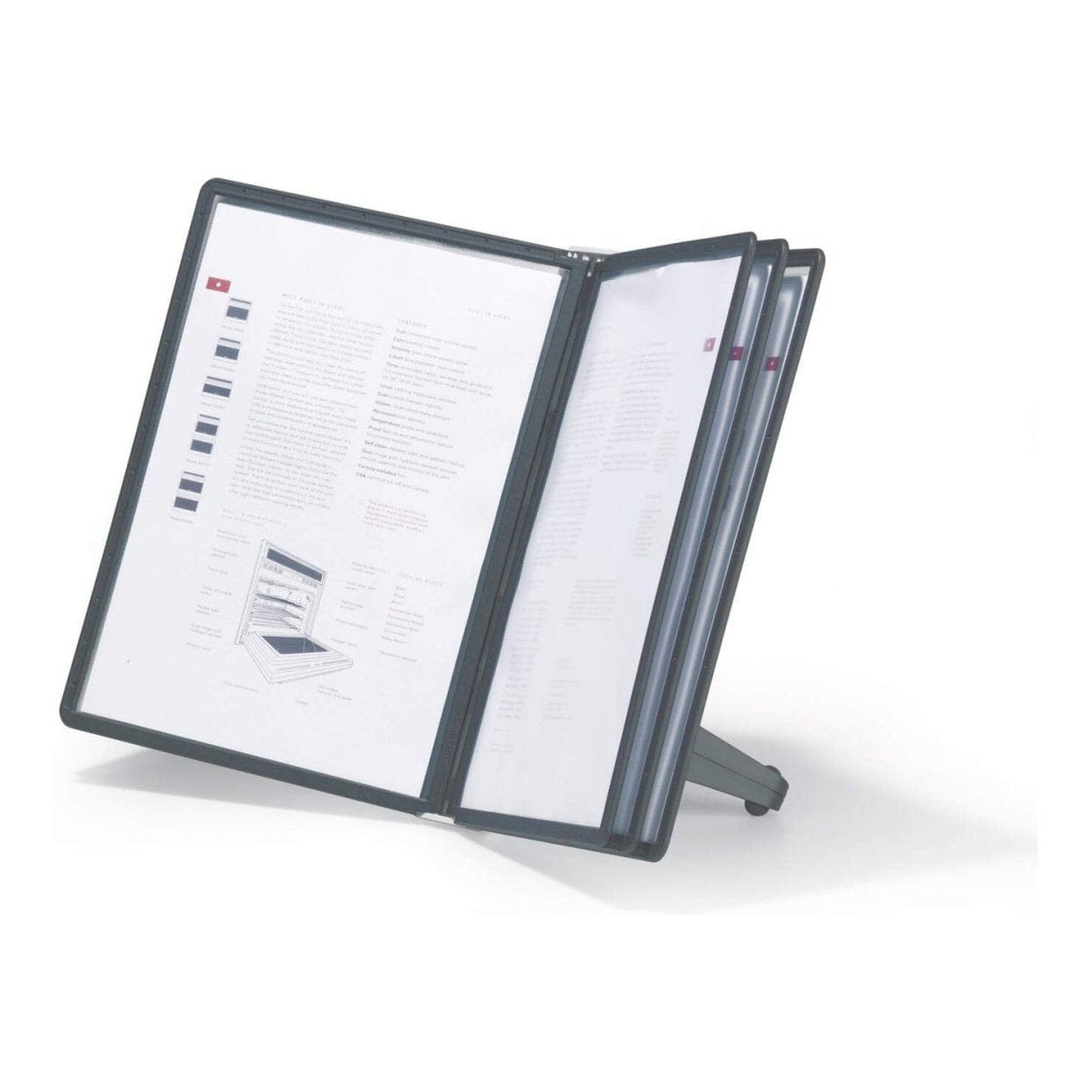 Durable SHERPA SOHO Table 5 Display Panel System Black 554001