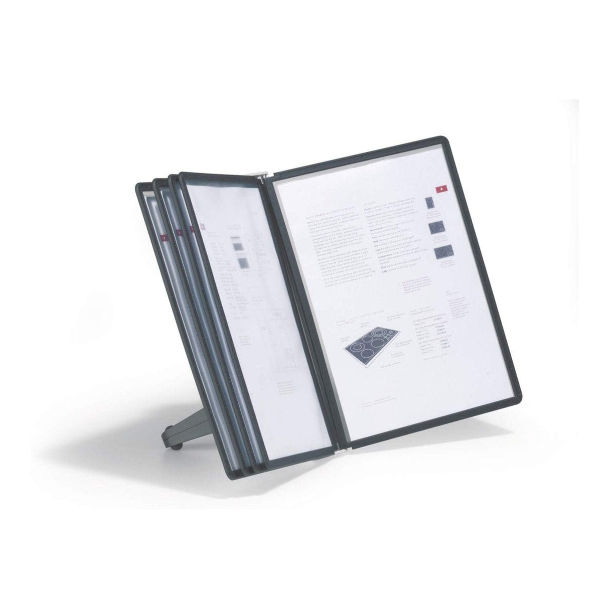 Durable SHERPA SOHO Table 5 Display Panel System Black 554001