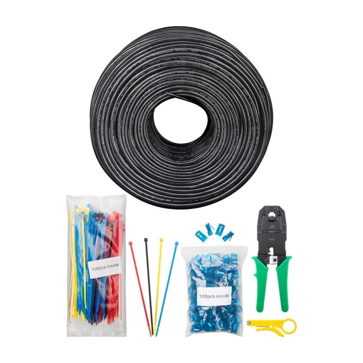 Goobay 305m CAT6 Outdoor CU Solid PE U/UTP Network Cable Set 55441