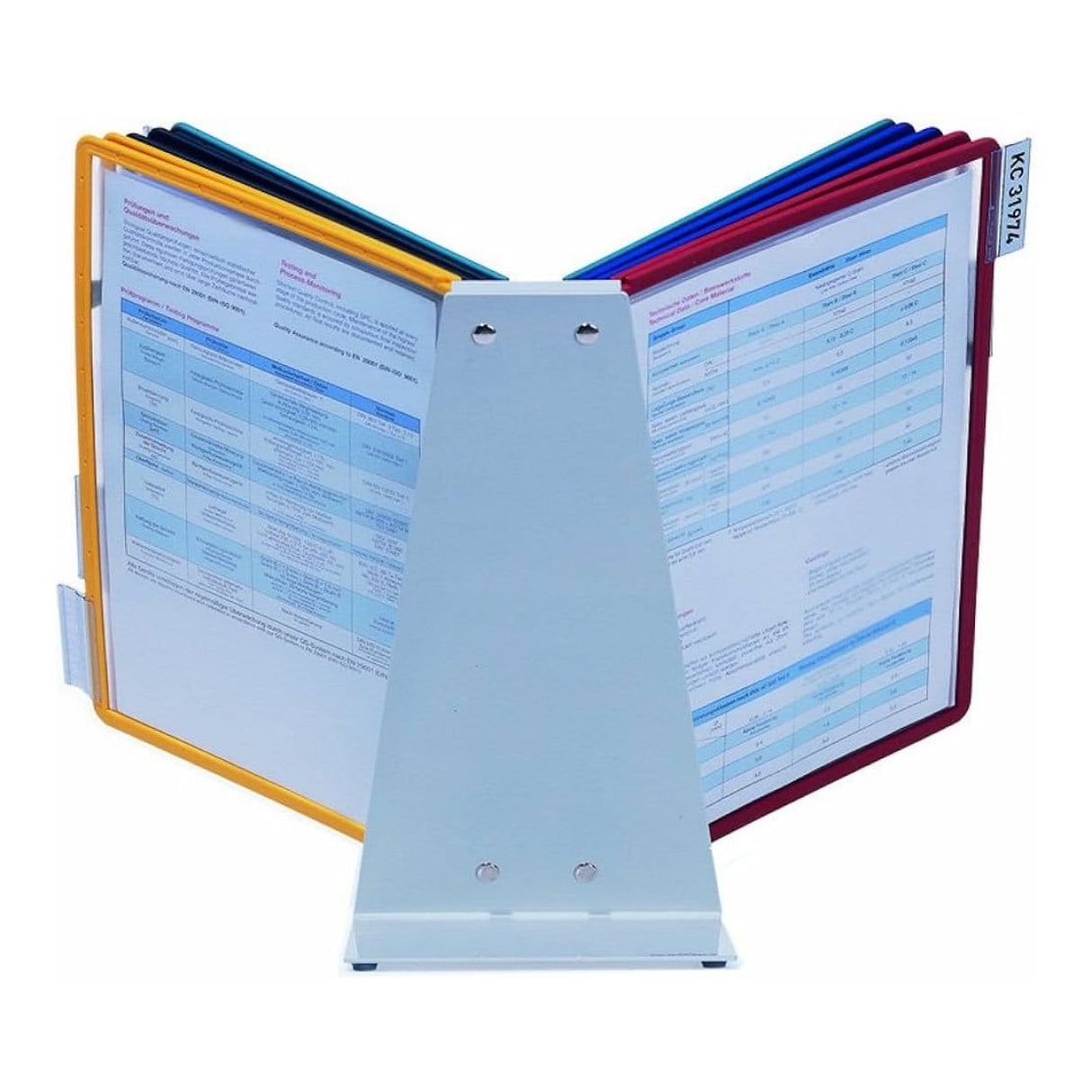 Durable VARIO TABLE 10 A4 Colour Coded Display Desk Stand 557000