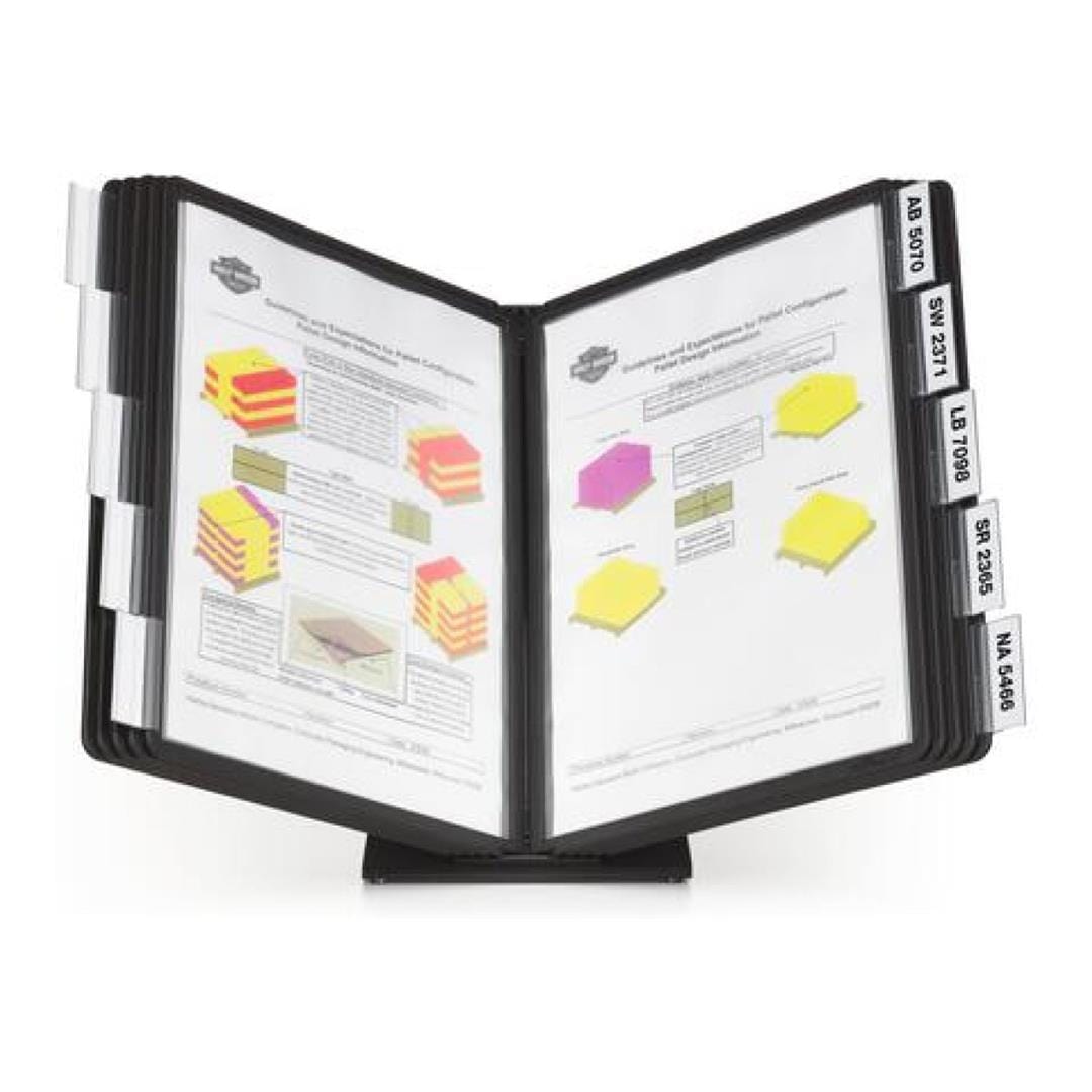 Durable VARIO TABLE 10 A4 Display Desk Stand Black