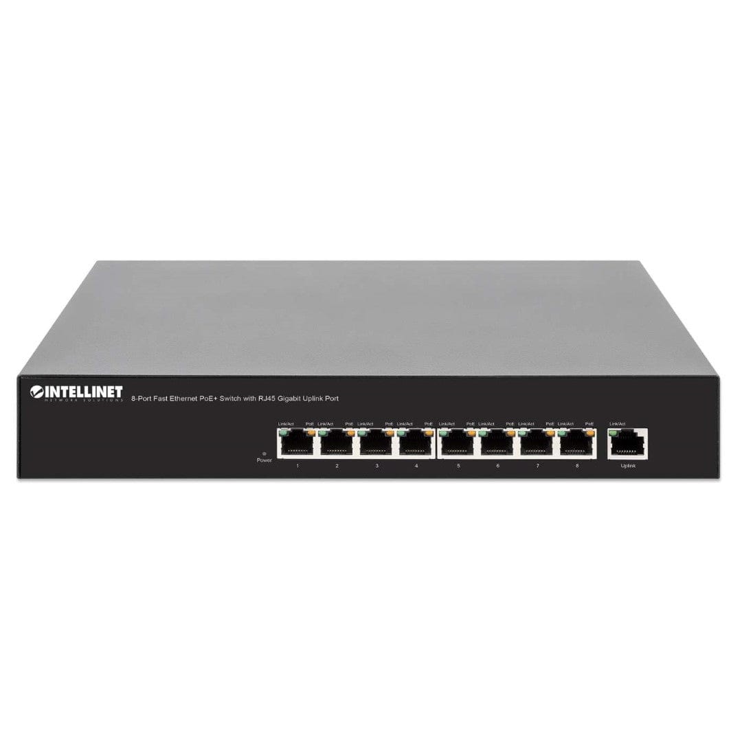 Intellinet 8-Port Fast Ethernet PoE+ Switch 560764