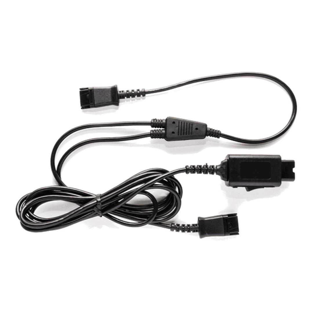 JPL BL-011+P QD to QD Training Split Cable with Quick Disconnect Black 575-099-010