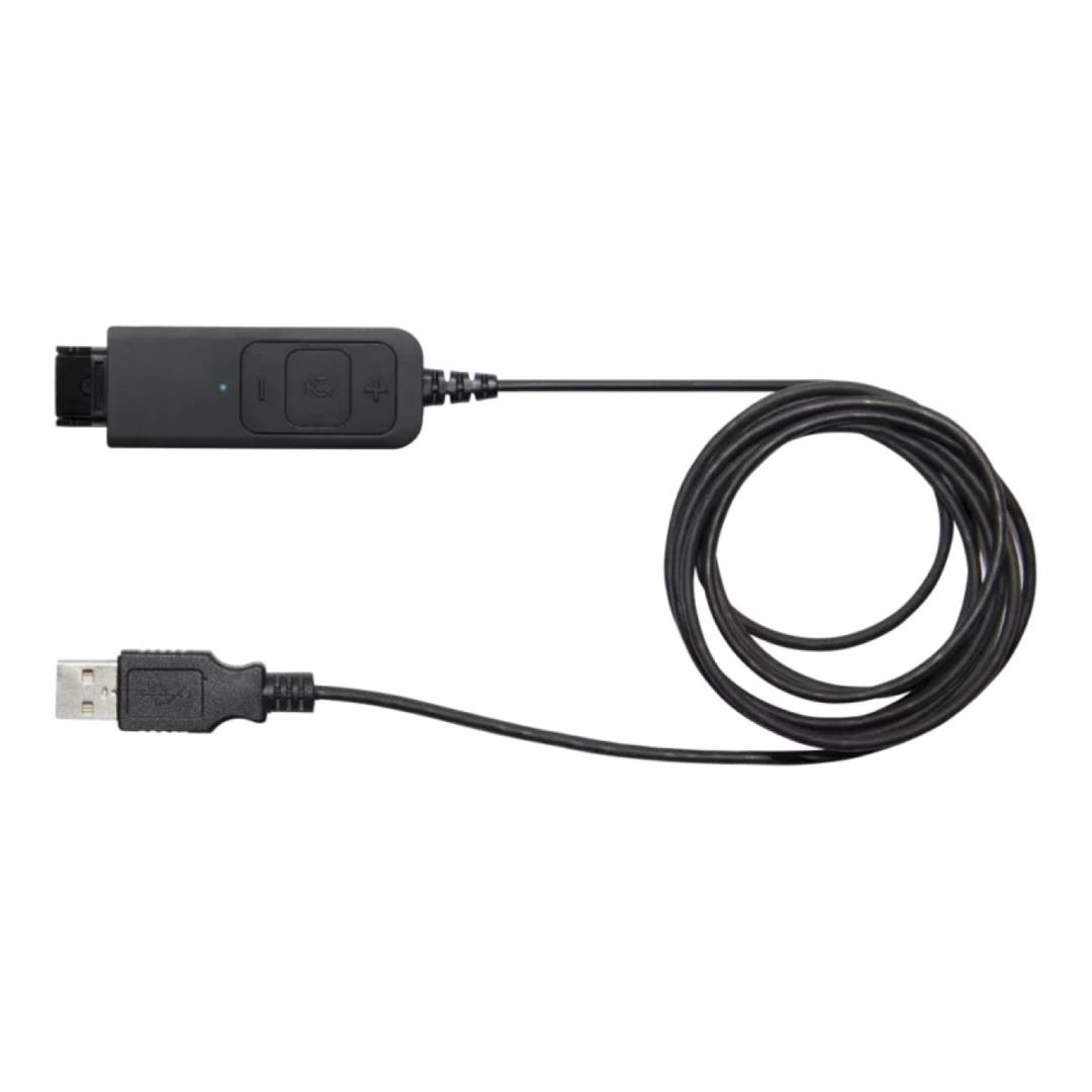JPL BL-053+P USB 2.0 to PLX QD Headset Connection Cable Black 575-266-001
