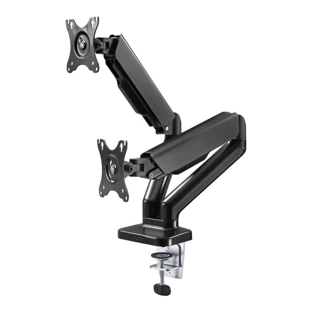 Goobay 17-inch to 32-inch Double Monitor Mount with Gas Spring 58531