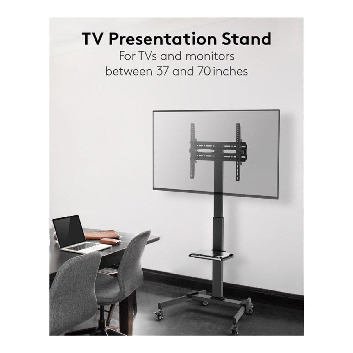 Goobay 37-inch to 70-inch Basic TV or Monitor Presentation Stand 59507