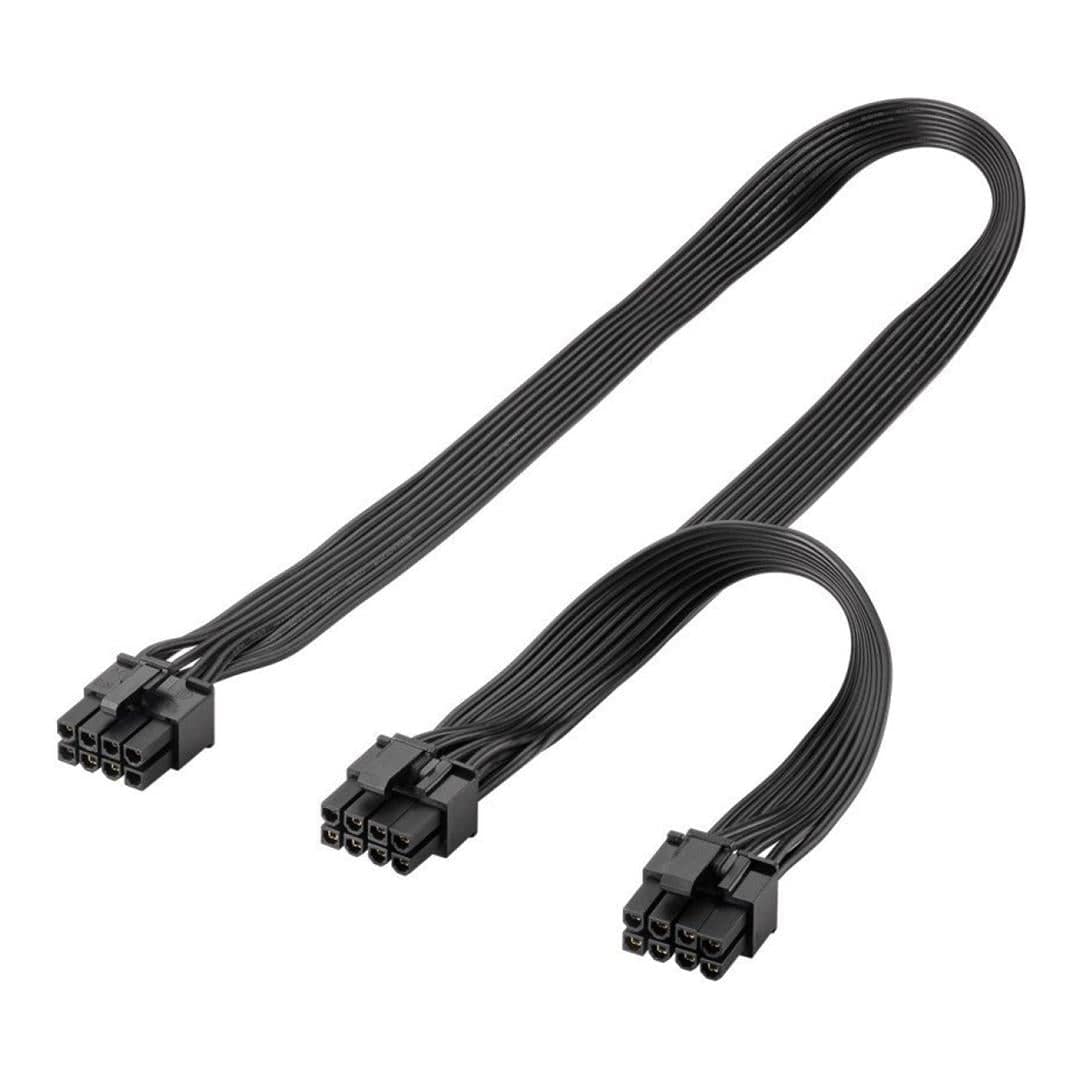 Goobay 59714 8-pin Male to Dual 6+2 Male PCIe Power Supply Cable