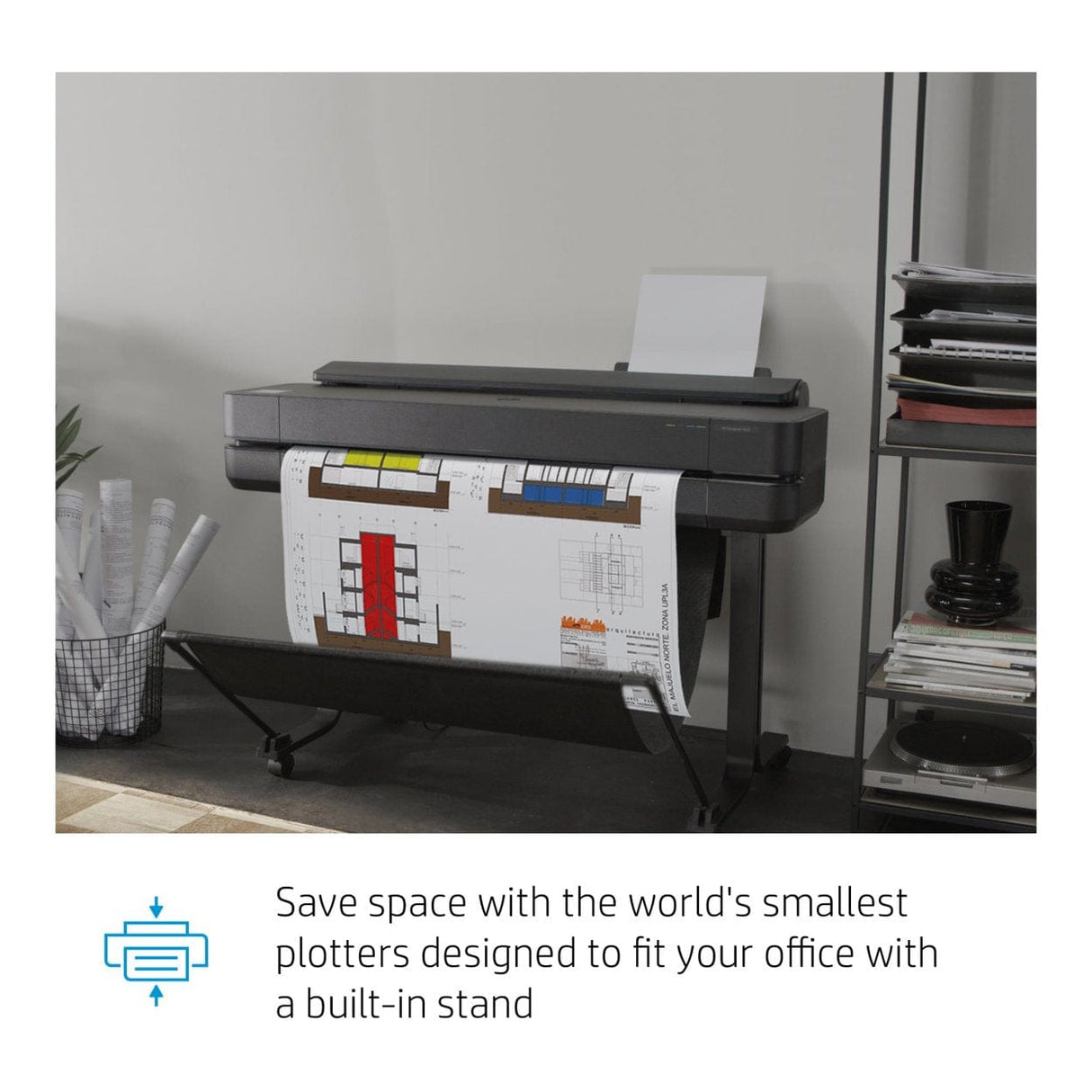 HP Designjet T650 2025 Edition 36-inch Wi-Fi Large Format Colour Printer 5HB10D