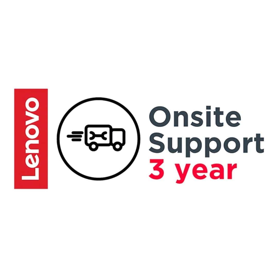 Lenovo 3-year On-site Support from 2-year Courier/Carry-in Add-On Upgrade Warranty 5WS0W86776