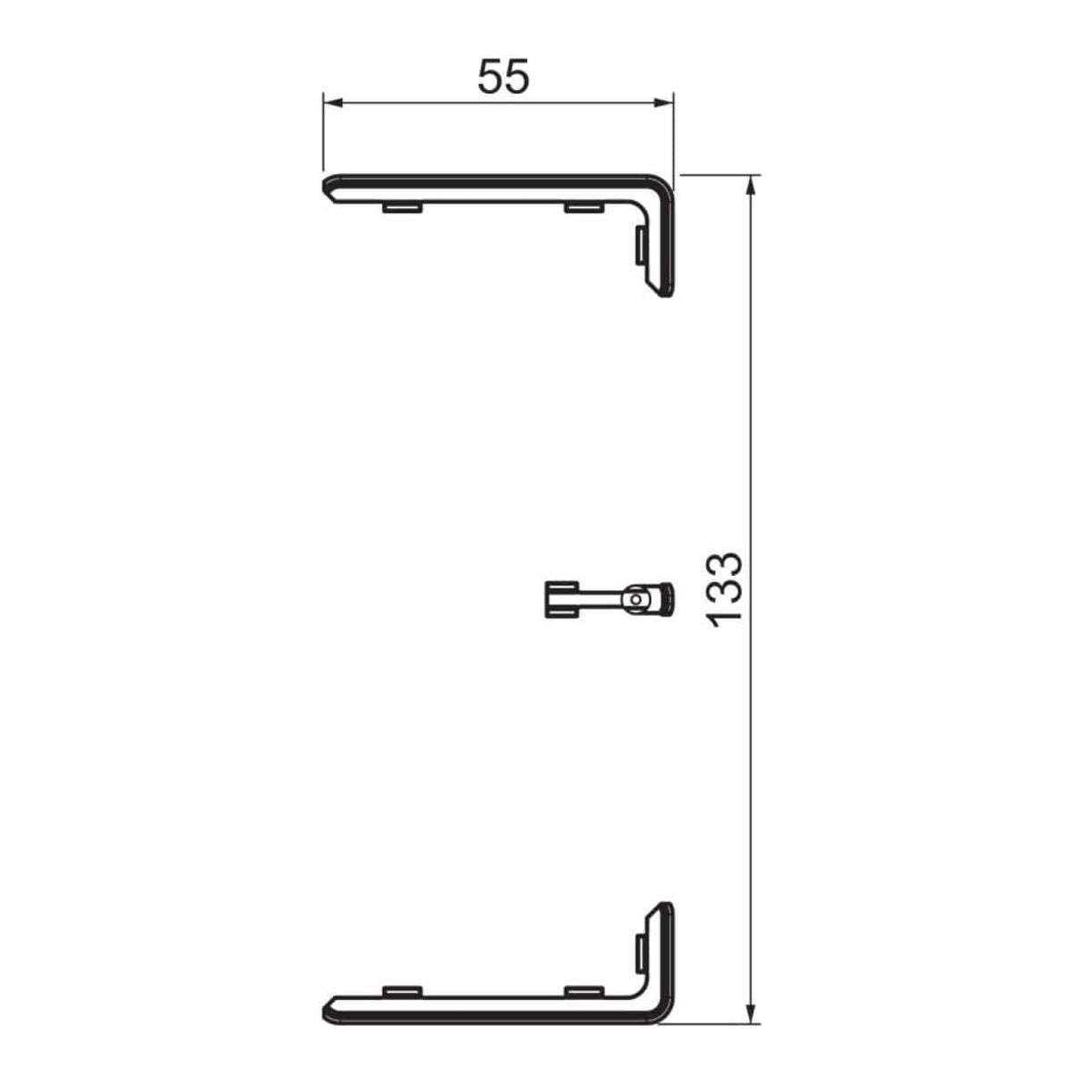 O-Line OBO Rapid Trunking Connector and Joint Cover 6113210