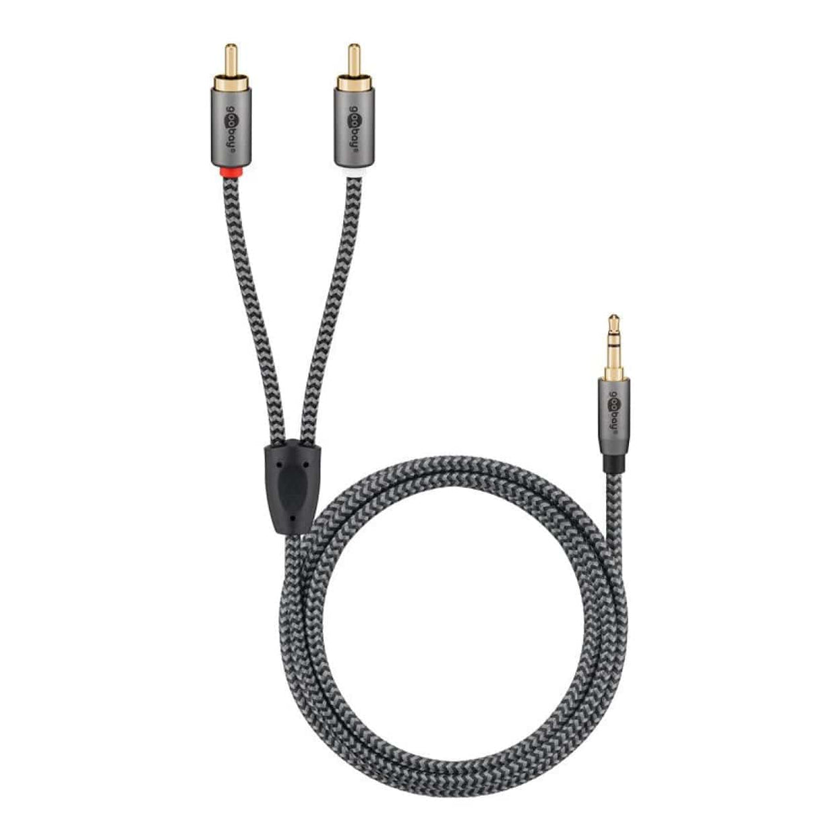 Goobay 2m 3.5mm Jack to RCA Audio Adapter Cable 65288