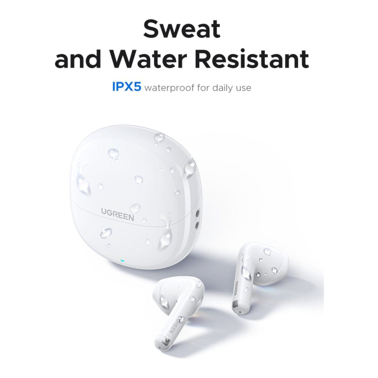 Ugreen Lightbuds Basic Semi In-Ear Earphones White 65876