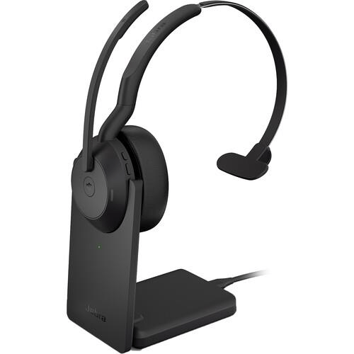 Jabra Evolve 65 SE Wireless Mono Headset with Charging Stand 6593-833-399