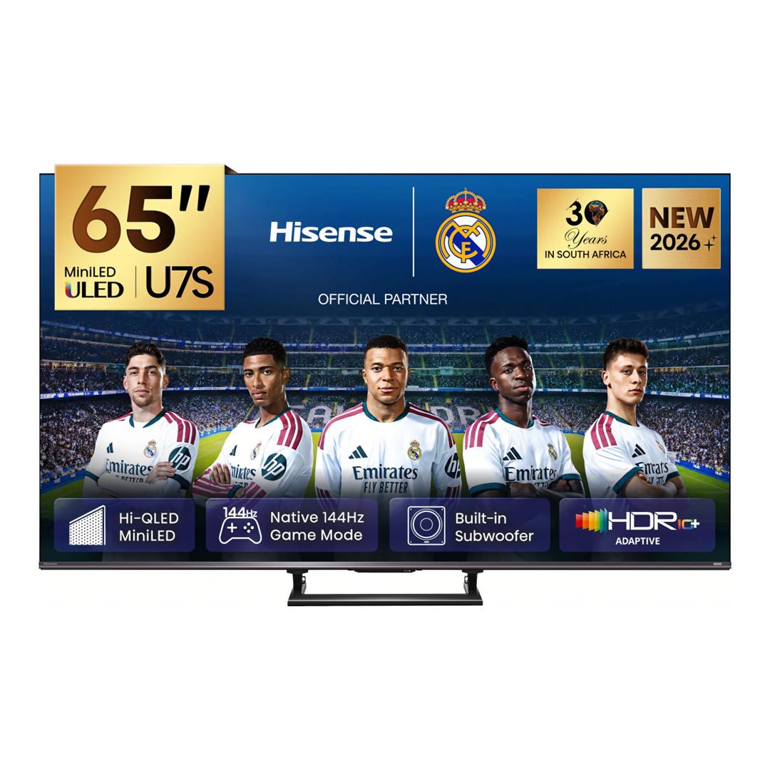 Hisense 65U7S 65-inch 4K UHD Hi-QLED MiniLED Smart TV LEDN65U7S