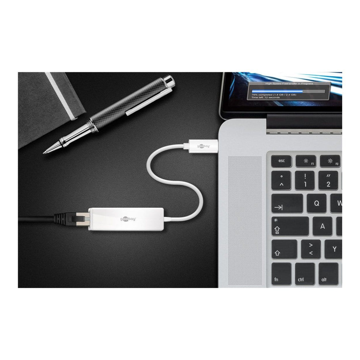 Goobay USB-C to RJ45 Adapter White 66255