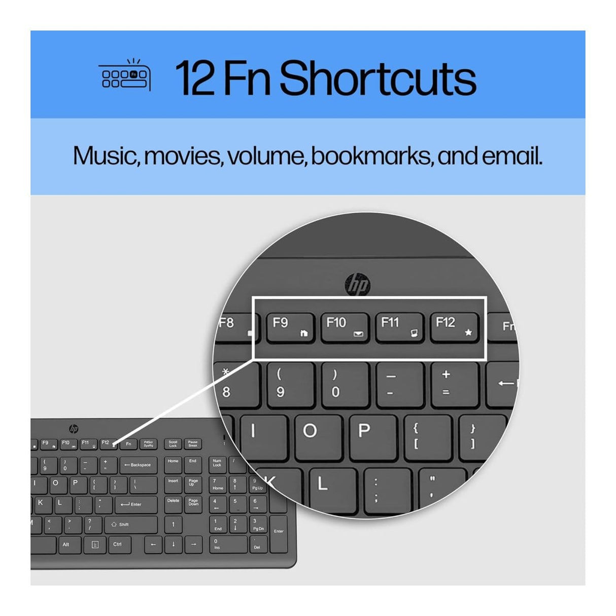 HP 150 Wired Keyboard Black 664R5AA