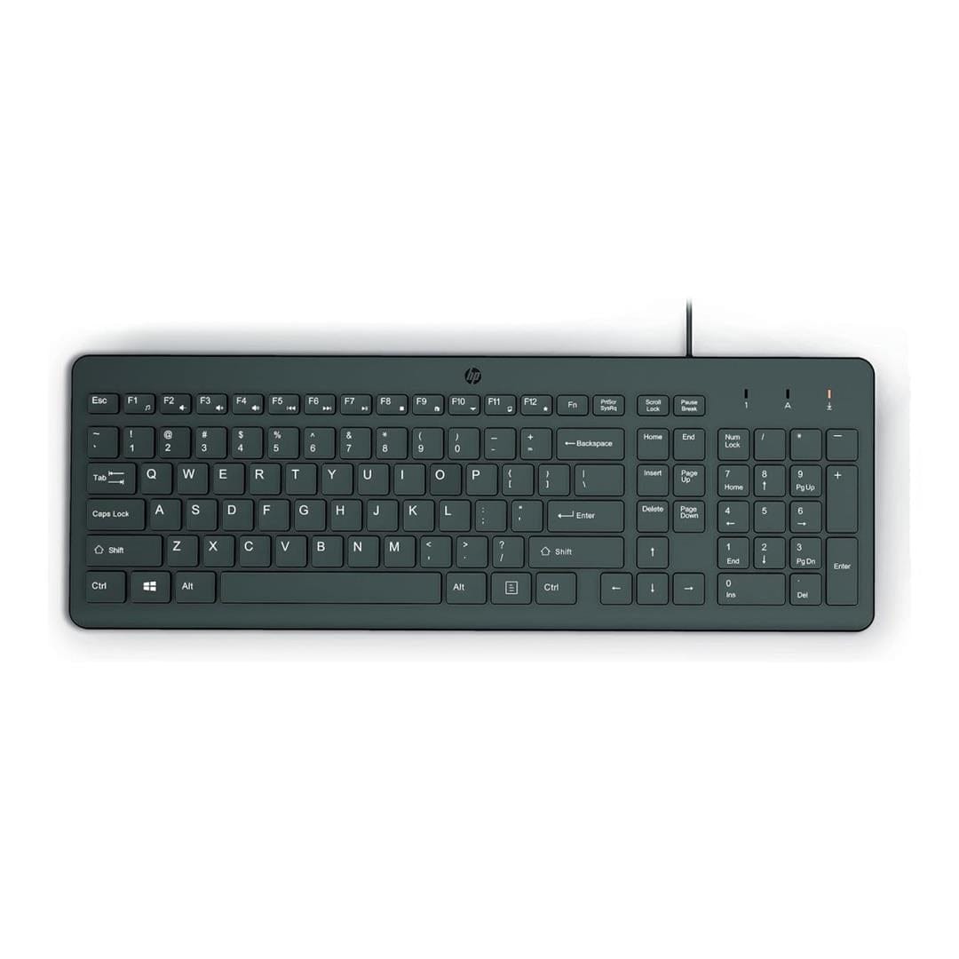 HP 150 Wired Keyboard Black 664R5AA