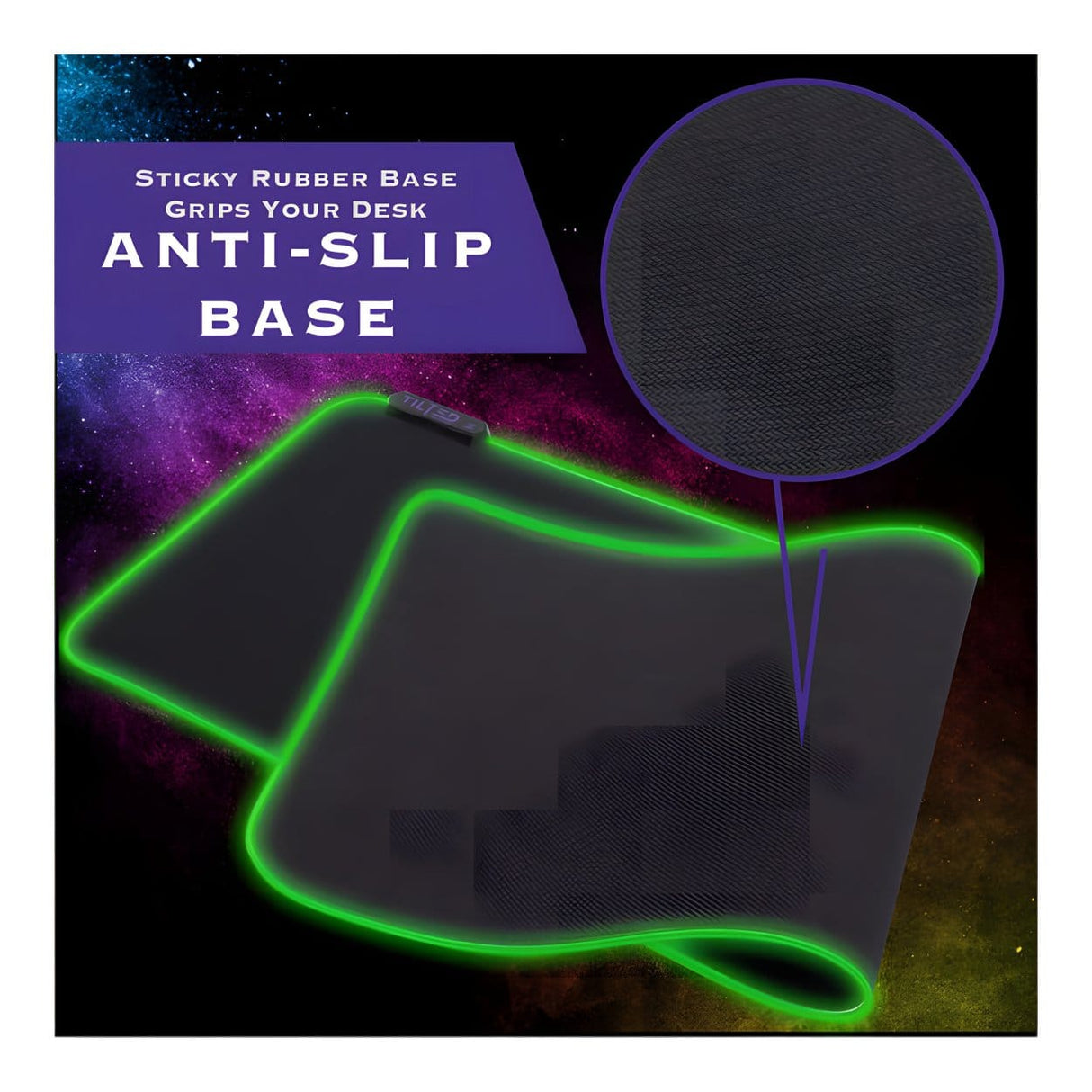 Tilted Nation RGB Gaming Mouse Pad - Large 701107498768