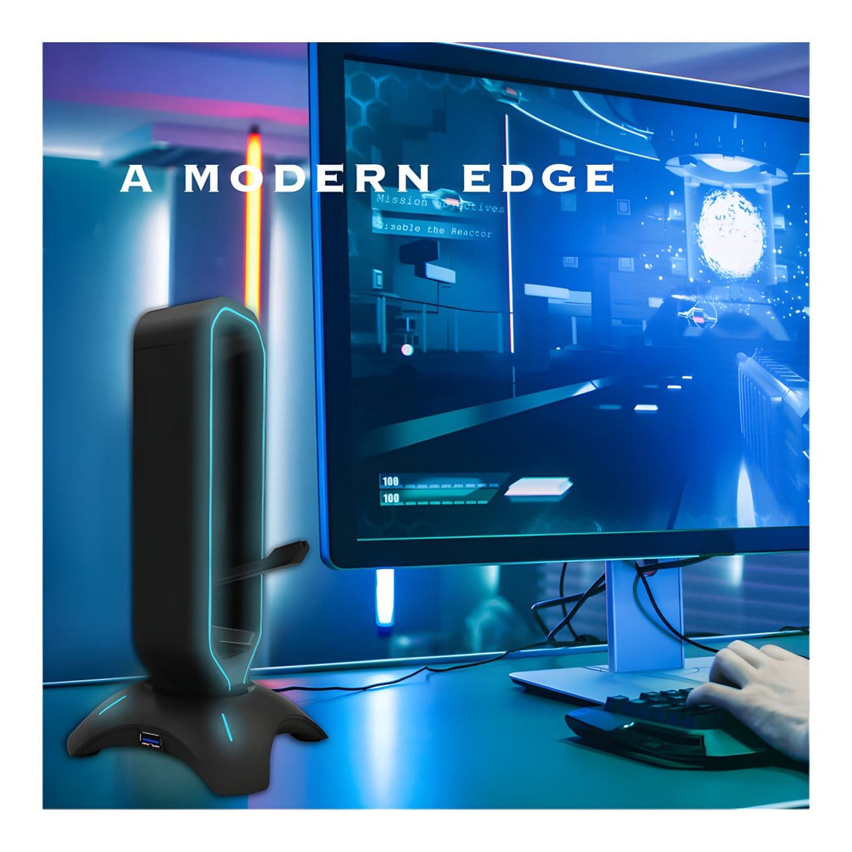 Tilted Nation Gaming Headset Stand 701107498843