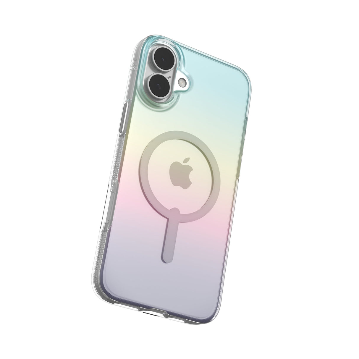 ZAGG Milan Snap MagSafe Wireless Charging Compatible Case for iPhone 16 Plus Iridescent 702315111