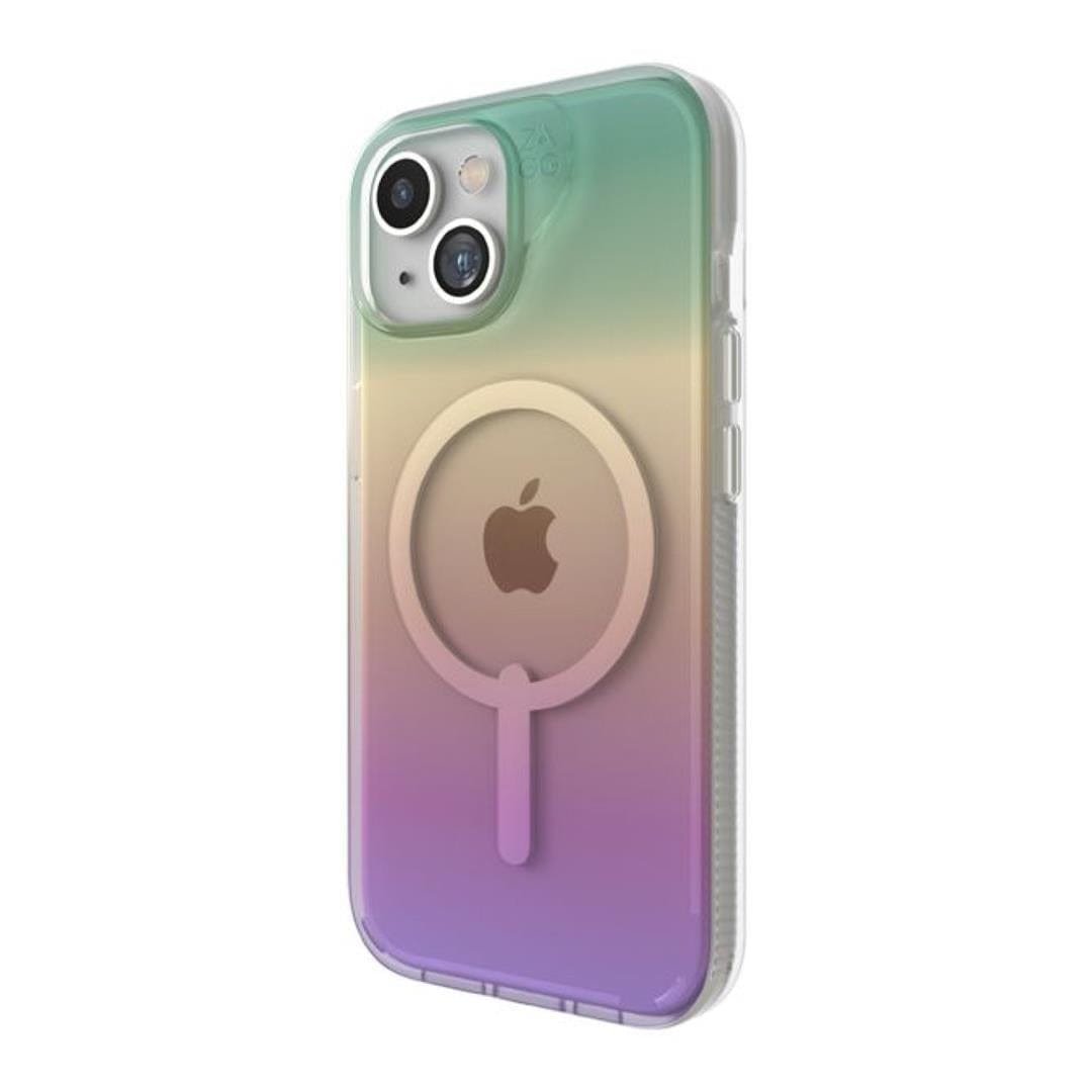 ZAGG Milan Snap MagSafe Compatible Case for iPone 16 Pro Iridescent 702315112